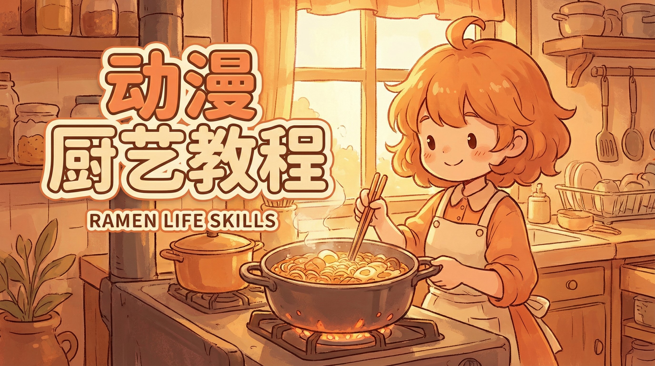 51视频动漫厨艺教程-拉面制作动漫演示
